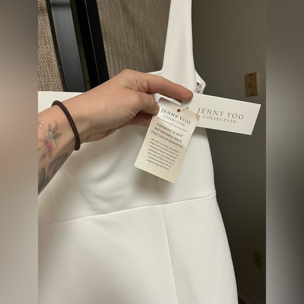 Jenny Yoo, BRAND NEW, NEVER WORN, Size Small/6, Little White Dress 🤍 - Picture 2 of 12